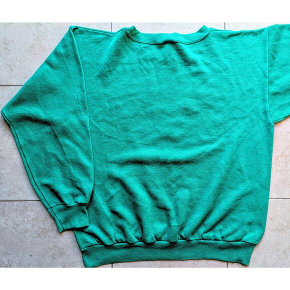 Philadelphia Eagles 90s COMPETITOR crew sweatshirt XL pullover kelly NFL vintage - Picture 3 of 5